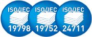 Normy účinnosti ISO/IEC 19798, ISO/IEC 19752, ISO/IEC 24711
