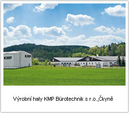 Výrobní hala KMP Bürotechnik Čkyně